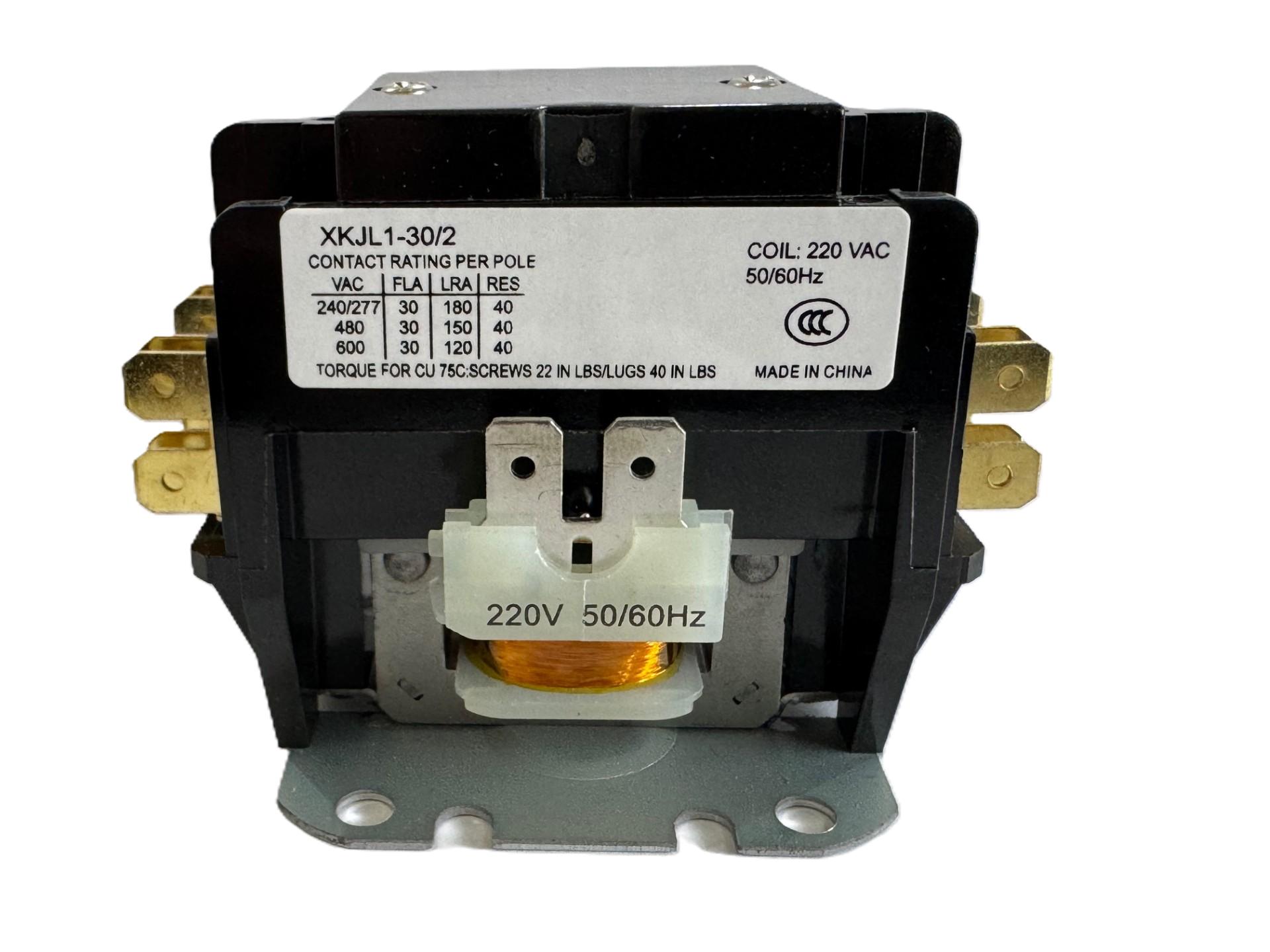 CONTACTOR 2 P, 30/40 A, 220V, 2220 -
